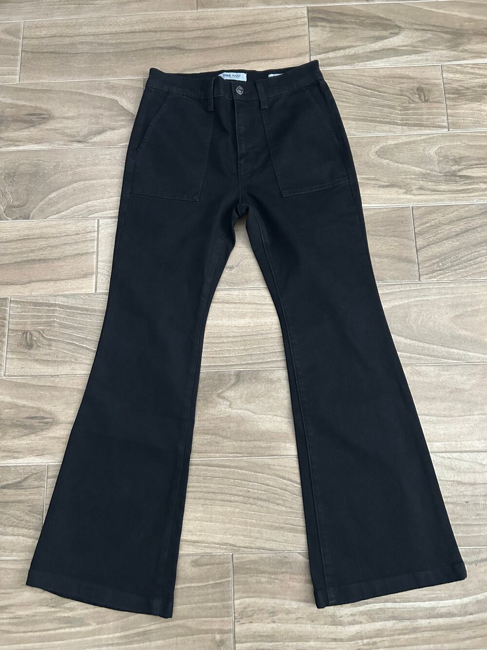 NINE WEST BLACK BOOTCUT JEANS SIZE 6P